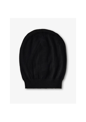 Mens Rick Owens Hollywood Medium Wool Beanie Hat