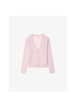 Womens Zadig&Voltaire Manylla V-Neck Cashmere Cardigan