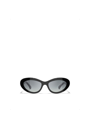 Womens Chanel Ch5538Q Cat-Eye Acetate Sunglasses