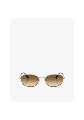 Ray-Ban Rb3749 Irregular-Frame Metal Sunglasses