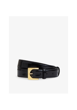 Womens Reiss Belinda Patent-Leather Belt