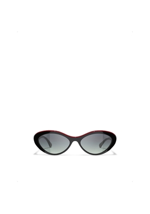 Chanel Ch5416 Oval-Frame Acetate Sunglasses
