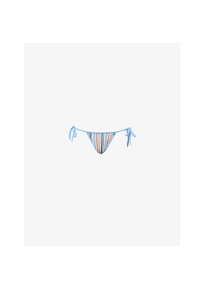 Womens Faithfull The Brand Adra Striped Bikini Bottoms