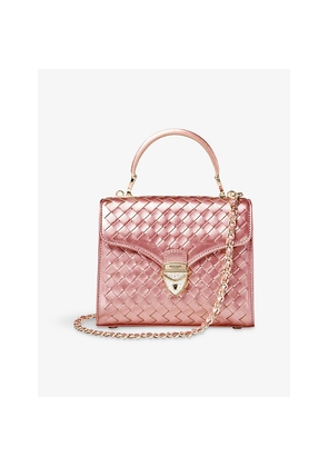 Womens Aspinal Of London Mayfair Midi Top-Handle Leather Bag