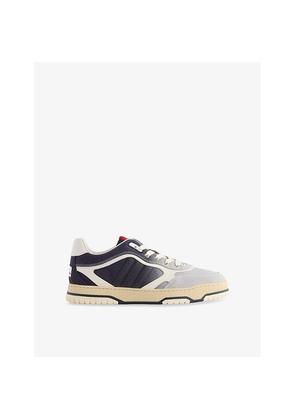 Mens Gucci Kids' Reweb Logo Denim Low-Top Trainers