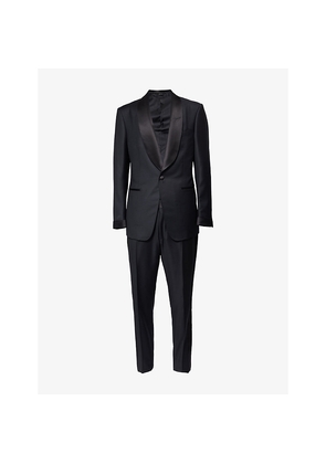 Mens Tom Ford Shawl-Lapel Tapered-Leg Master Evening Wool Suit