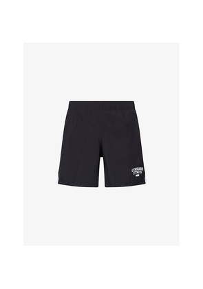 Mens Gymshark Varsity 7In Logo-Print Woven Shorts