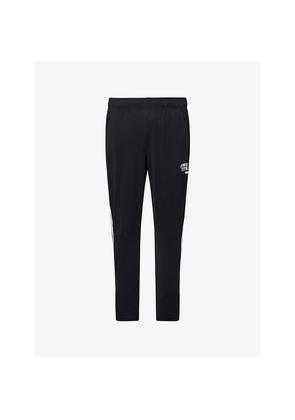 Mens Gymshark Varsity Logo-Print Stretch-Woven Jogging Bottoms