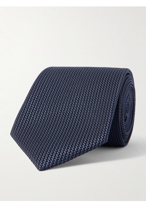 TOM FORD - 8cm Silk-Jacquard Tie - Men - Blue