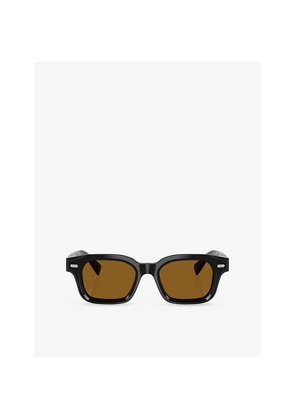 Brunello Cucinelli Bc4018S Jared Rectangle-Frame Acetate Sunglasses