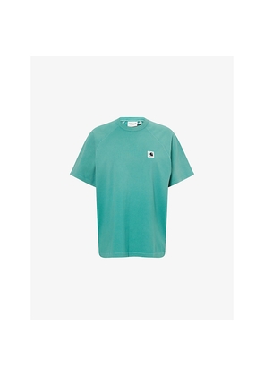 Womens Carhartt WIP Relaxed-Fit Hudson Cotton-Jersey T-Shirt