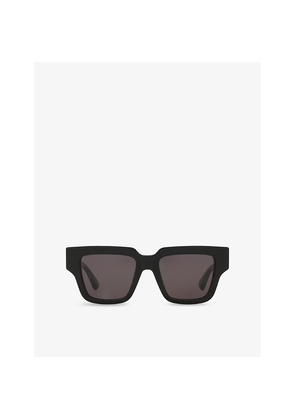 Bottega Veneta Bv1276S Rectangular-Frame Acetate Sunglasses