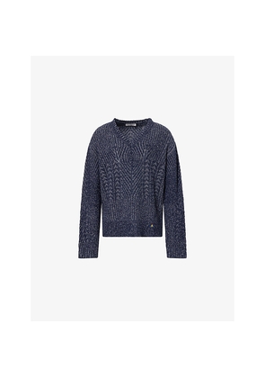 Mens Vivienne Westwood Lottie V-Neck Cotton-Wool Blend Jumper