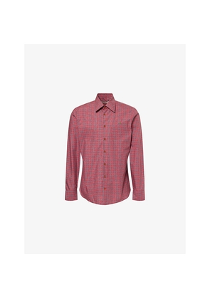 Mens Vivienne Westwood Ghost Checked Cotton Shirt