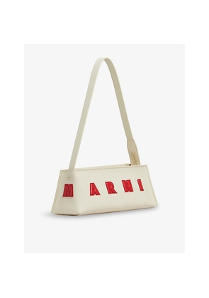Womens Marni Museo Leather Baguette Shoulder Bag