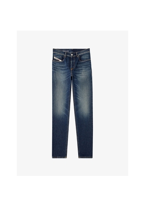 Mens Diesel 2023 D-Finitive Tapered-Leg Denim Jeans