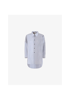 Womens Marni Oversized Striped Cotton Shirt
