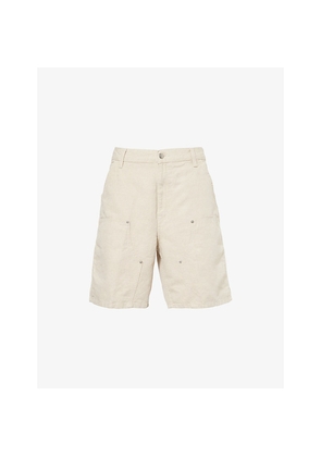 Womens Carhartt WIP Branford Relaxed-Fit Cotton-And-Linen Shorts