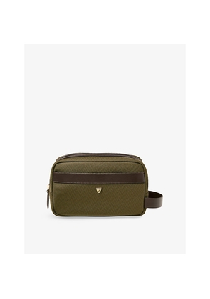 Mens Aspinal Of London Classic Woven Washbag