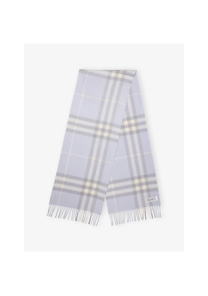 Burberry Check-Print Cashmere Scarf