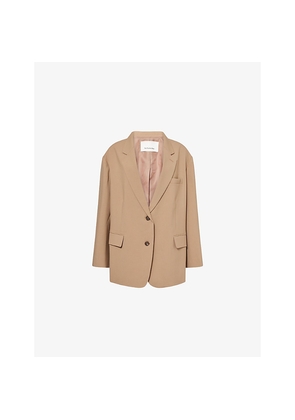 Womens The Frankie Shop Bea Single-Breasted Stretch-Woven Blazer