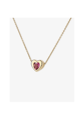 Womens Roxanne First True Love 14ct Yellow Gold and 1.00ct Tourmaline Necklace