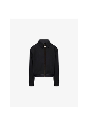 Mens Casablanca Logo-Embroidered Woven Sports Jacket