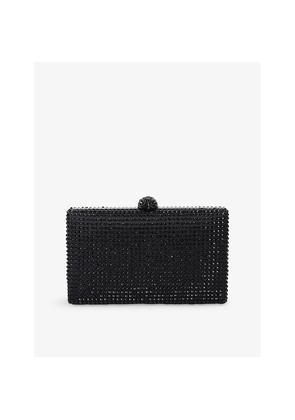 Womens Kurt Geiger London Crystal Kensington Woven Clutch Bag