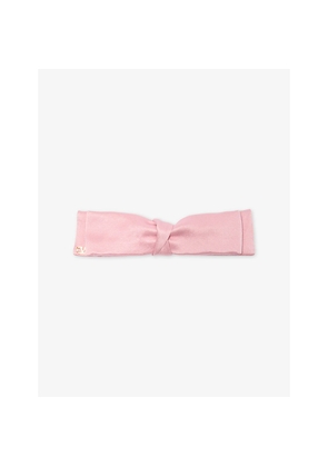 Womens Valentino Garavani Bow Silk and Cotton Hair Clip