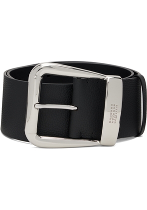 MM6 Maison Margiela Black Leather Belt