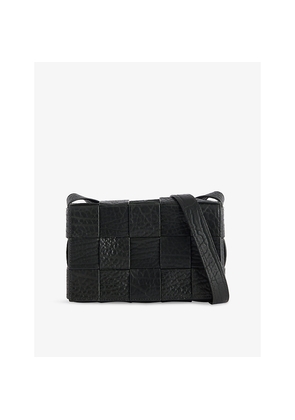 Womens Reselfridges Pre-Loved Bottega Veneta Cassette Leather Cross-Body Bag