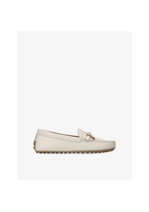 Womens TODS City Gommino Leather Driving Shoes