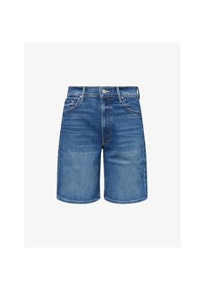 Womens Mother The Undercover Bermuda Denim Shorts