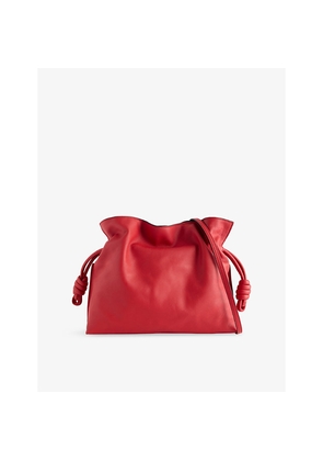 Womens Reselfridges Pre-Loved Loewe Flamenco Knot Leather Shoulder Bag