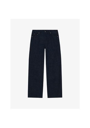 Womens The Kooples Wide-Leg Low-Rise Jeans