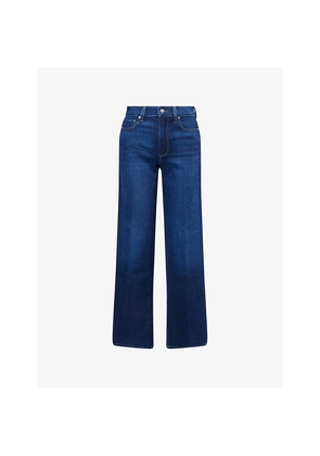 Womens Paige Anessa Wide-Leg Stretch-Denim Blend Jeans