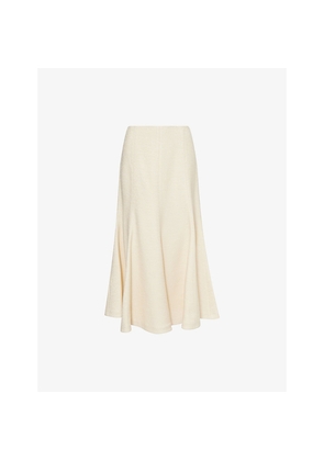 Womens Gabriela Hearst Selma Flared Silk Midi Skirt