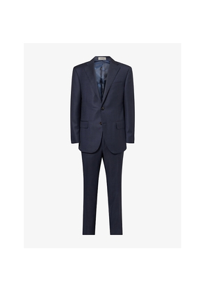 Mens Corneliani Notched-Collar Single-Breasted Wool Suit