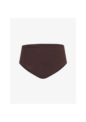 Womens Max Mara Alinda Mid-Rise Bikini Bottoms