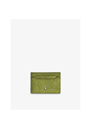Mens Montblanc Sartorial Logo-Branded Leather Card Holder