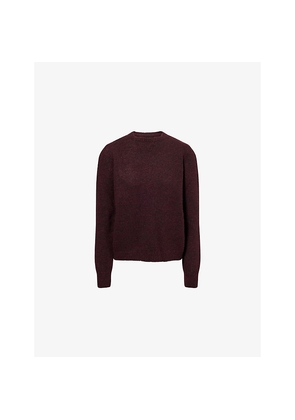 Womens Maison Margiela Bouclé Round-Neck Wool-Blend Jumper