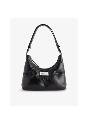 Womens Maison Margiela Glam Slam Hobo Small Leather Shoulder Bag