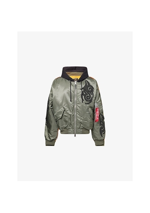 Mens Vetements x Alpha Industries Woven Bomber Jacket