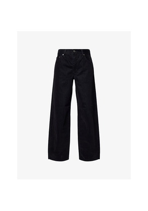 Womens Levis Baggy Dad Wide-Leg Denim Jeans