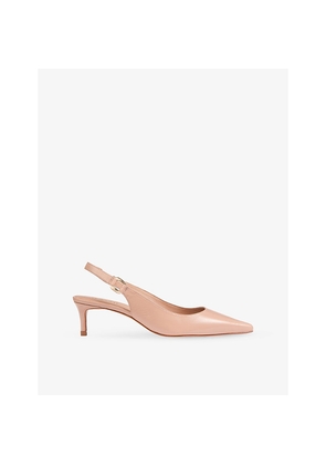 Womens LK Bennett Lettie Leather Slingback Courts
