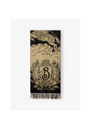 Womens Burberry Stormy Knight Reversible Scarf