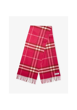 Burberry Check-Print Cashmere Scarf
