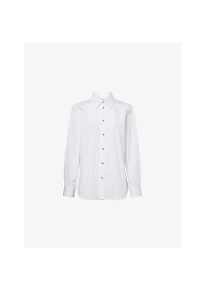 Womens Bottega Veneta Knot Regular-Fit Cotton Shirt