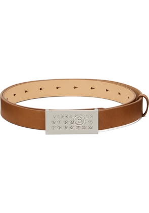 MM6 Maison Margiela Tan Numeric Belt