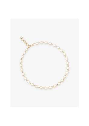 Womens La Maison Couture Amadeus Luna 18ct Yellow Gold Vermeil and Moonstone Necklace